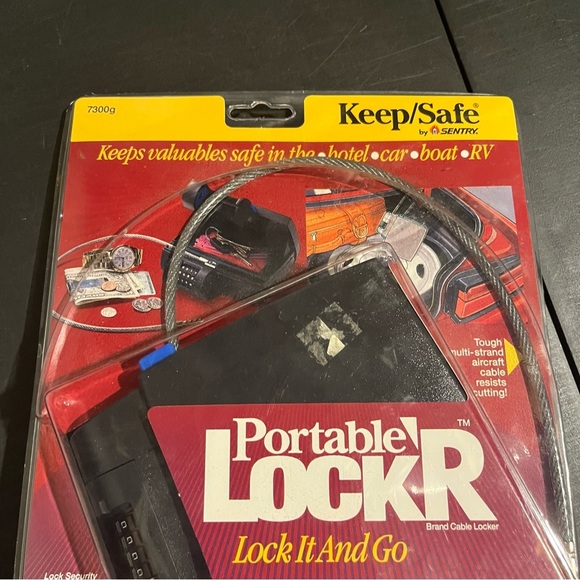Portable Safe Lock Brand Cable Locker Keep/Safe By Sentry NEW Sealed - Picture 4 of 5